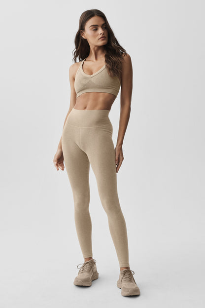 Seamless Two-Tone Rib Set - Gravel Heather