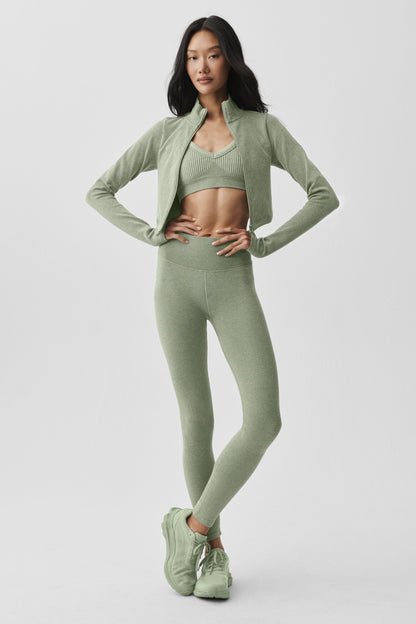 Seamless Two-Tone Rib 3-Piece Set - Dune Grass Heather
