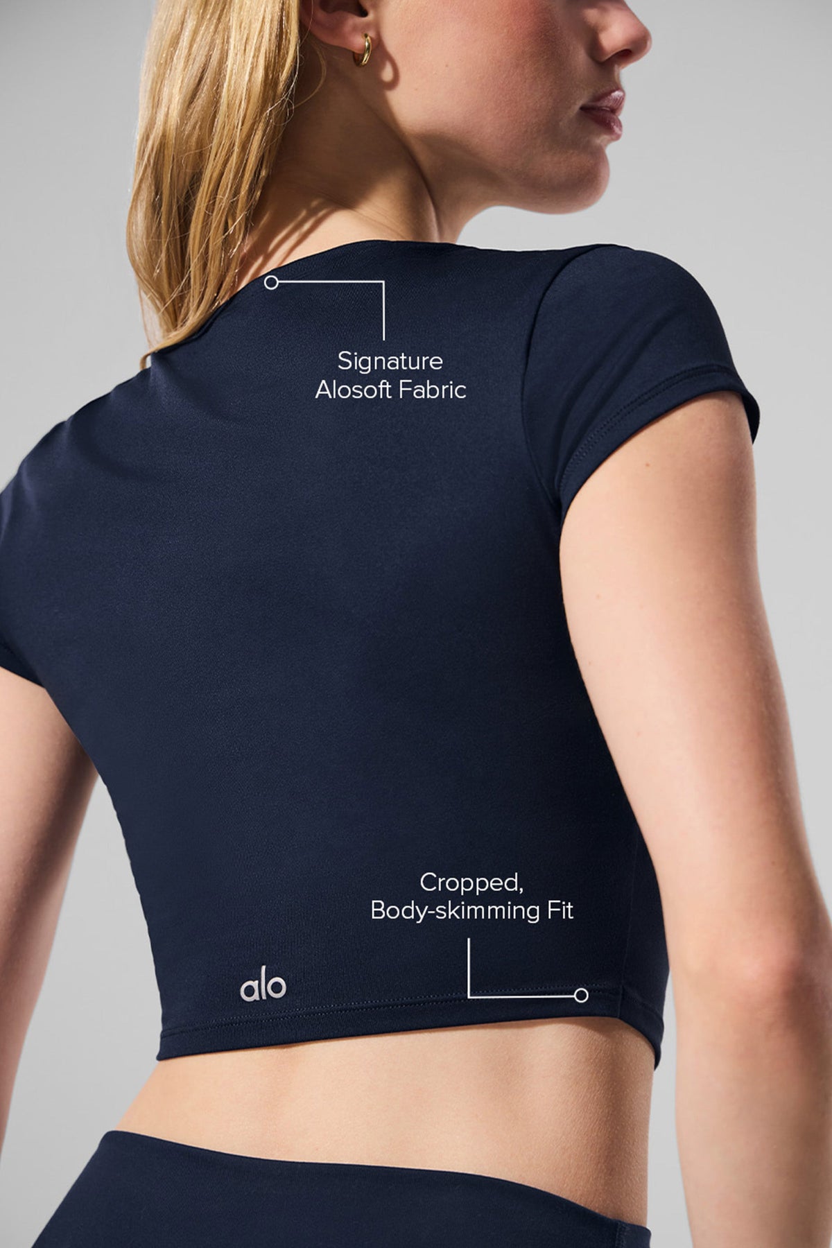 soft Crop Finesse Short Sleeve