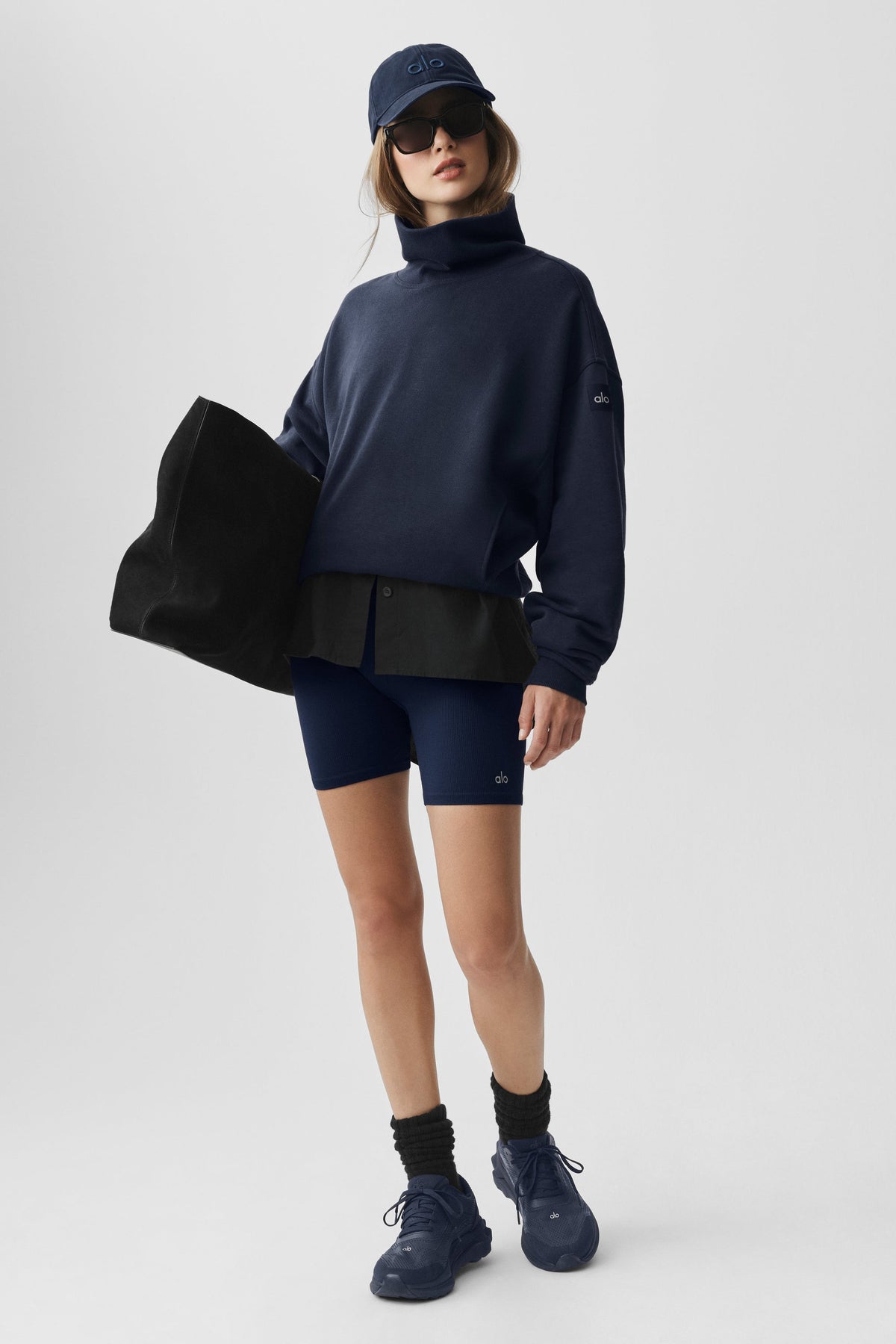 Hazy Mock Neck Pullover