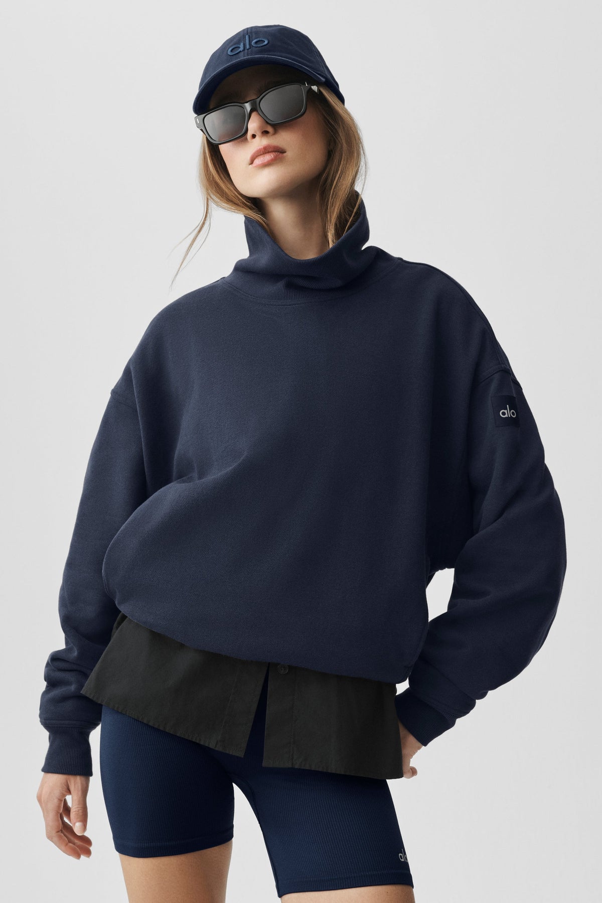 Hazy Mock Neck Pullover