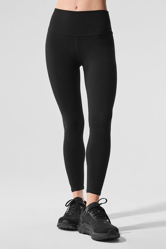 soft High-Waist 7/8 Highlight Legging - Black